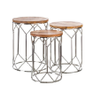 Silver Side Table resmi