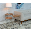 Silver Side Table resmi