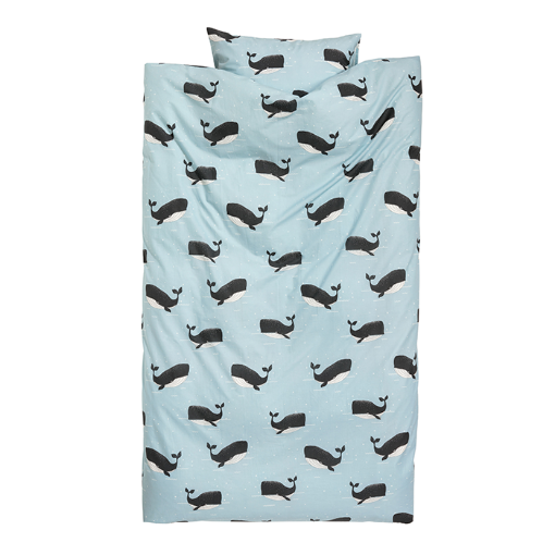 Whale Print Linen resmi