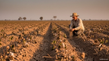 Cotton Farming's Carbon Sink Under Drought Threat