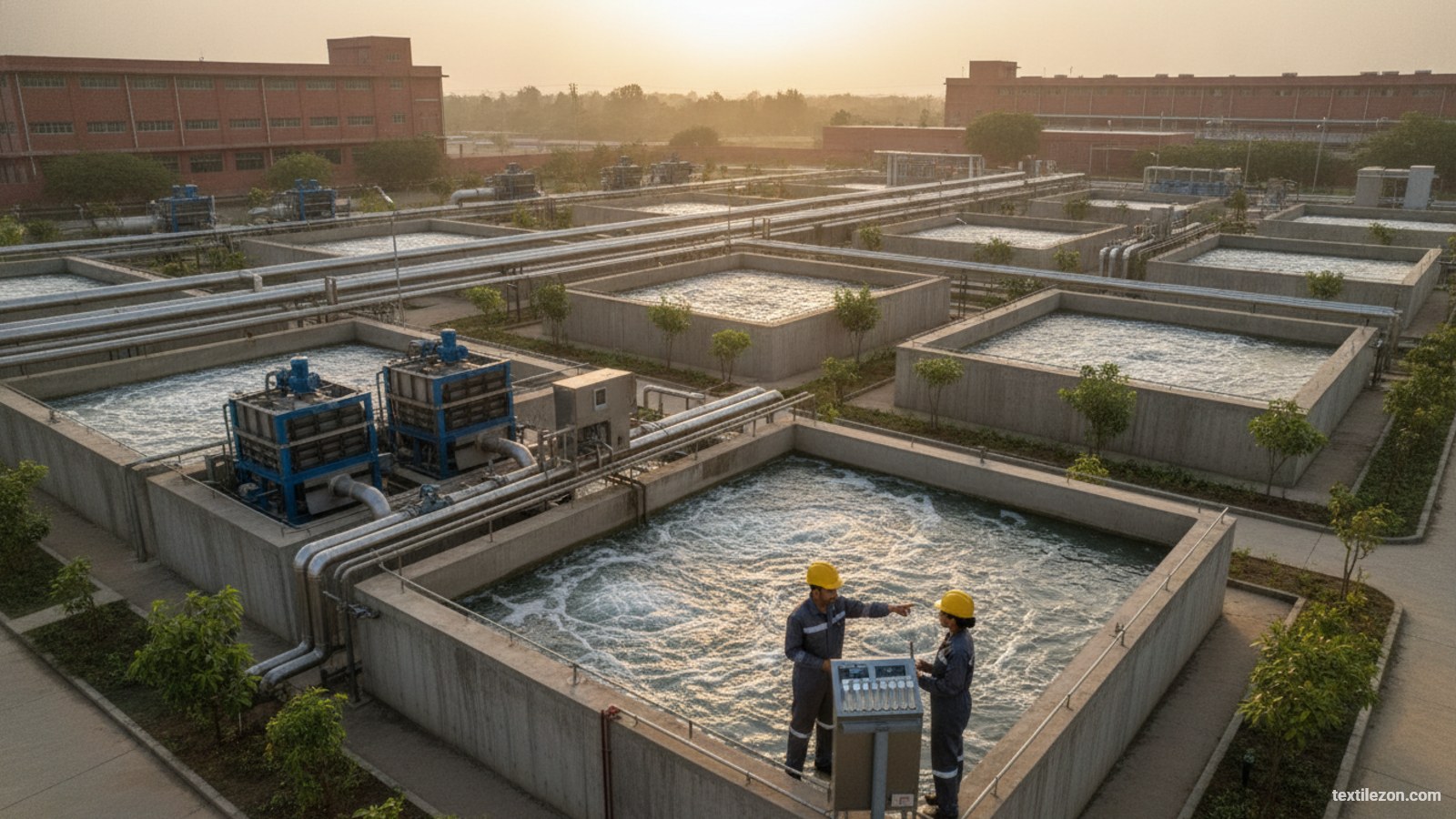 Sanganer Mills Near Full Effluent Treatment Coverage